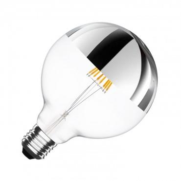 Lampadina LED E27 Regolabile Filamento Reflect Supreme G125 6W