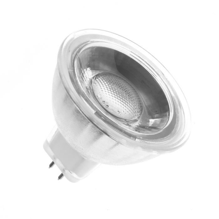 Lampadina LED GU5.3 MR16 COB Vetro 220V 45º 5W