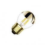 Lampadina LED E27 Regolabile Filamento Gold Reflect G45 3.5W