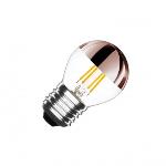 Lampadina LED E27 Regolabile Filamento Copper Reflect G45 3.5W
