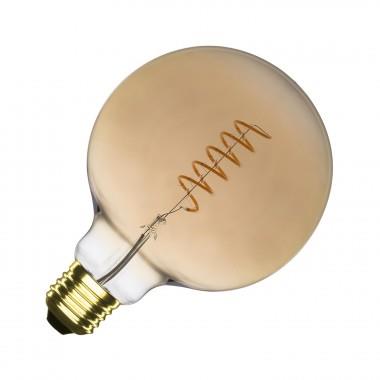 Lampadina LED E27 Regolabile a Filamento Spirale Gold Supremme G125 4W